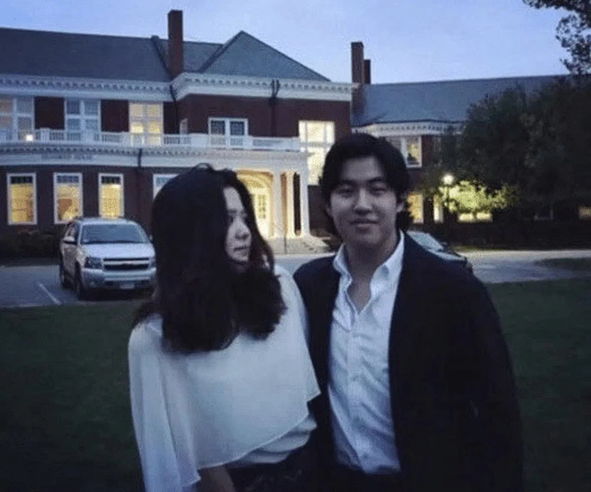 高贤廷的女儿及儿子。（互联网）