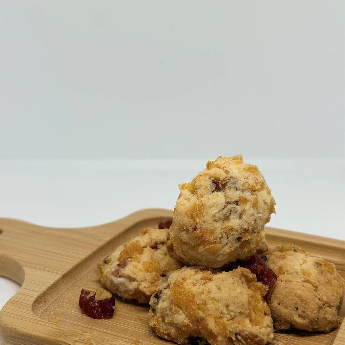 Peekabake by Ying有季节限定的蔓越莓杏仁曲奇饼。（受访者提供）