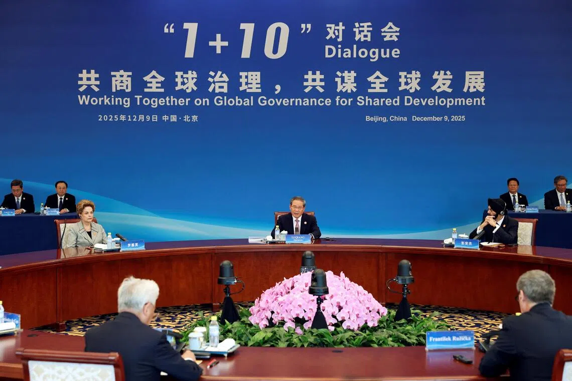 李强与国际经济组织负责人对话吁改革全球经济治理| 联合早报