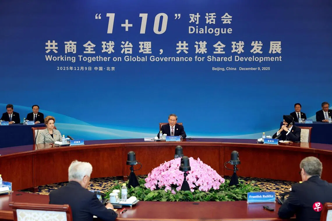 李强与国际经济组织负责人对话吁改革全球经济治理| 联合早报