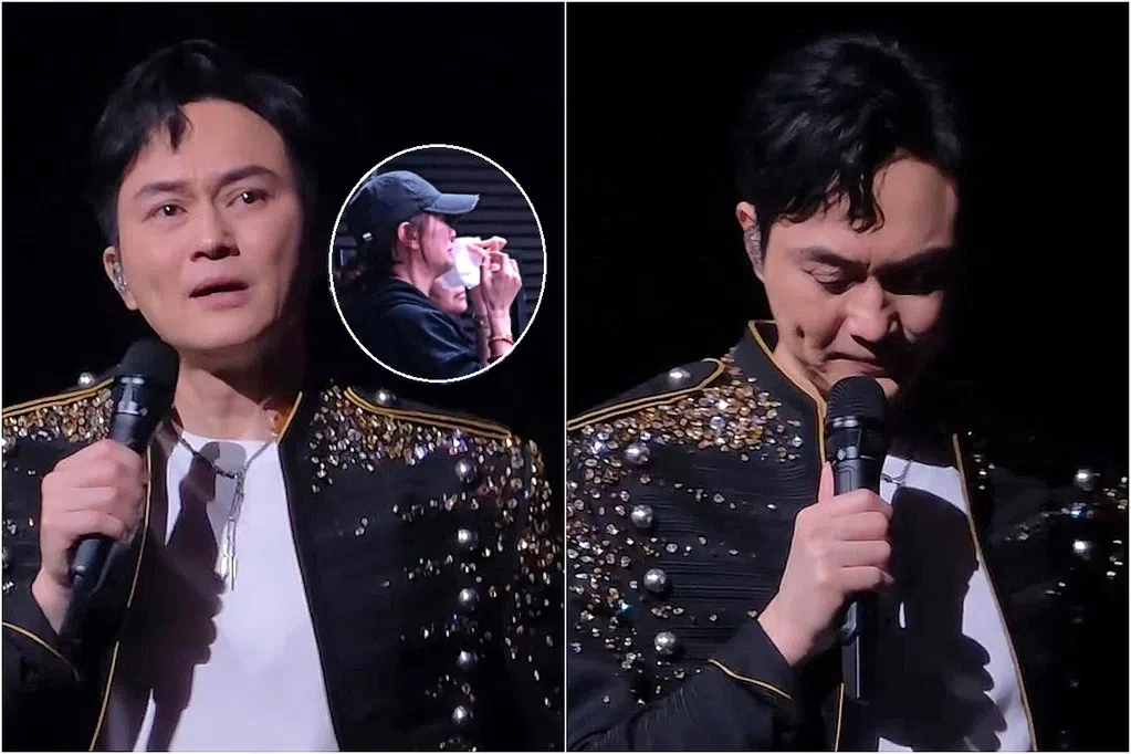 张智霖痛失挚友个唱落泪叹“以后三缺一” 袁咏仪台下哭红眼