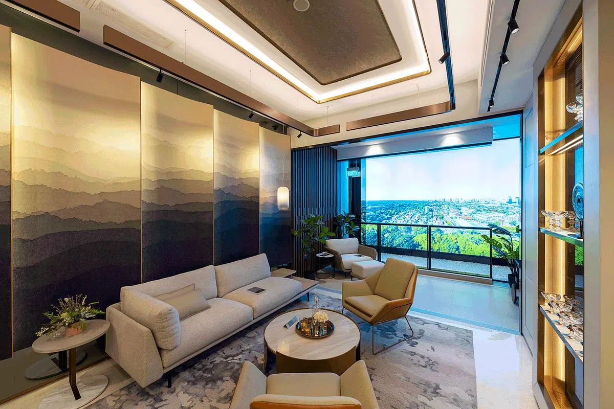 80%的公寓单位都无阻挡地面向武吉知马自然保护区，其余的单位则面向城市风景。（图/PERFECT TEN提供）