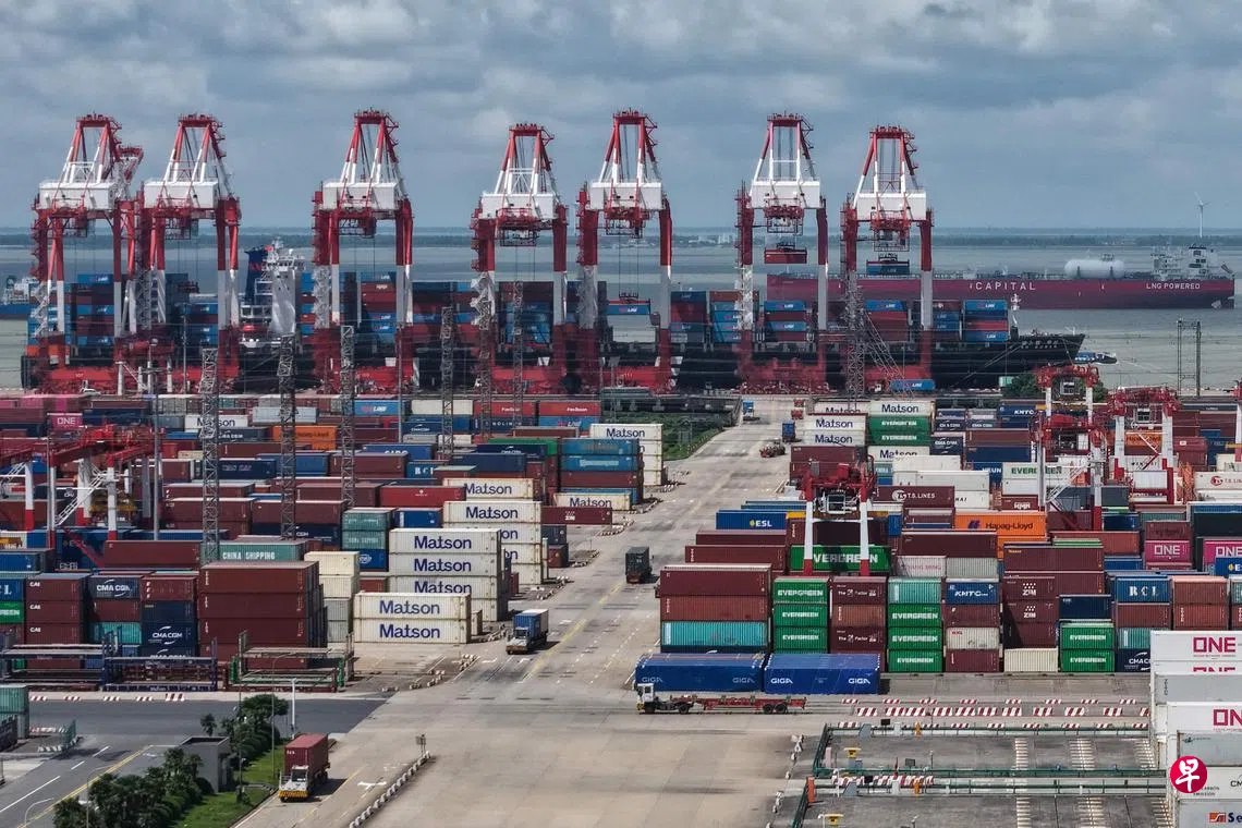 中国8月出口增长4.4%六个月来最低| 联合早报