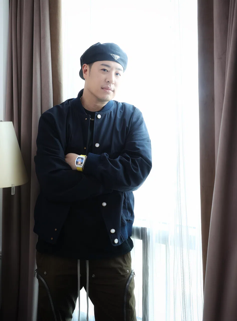 潘玮柏在音乐道路上默默摸索，开始做属于自己的音乐。（唐家鸿摄）