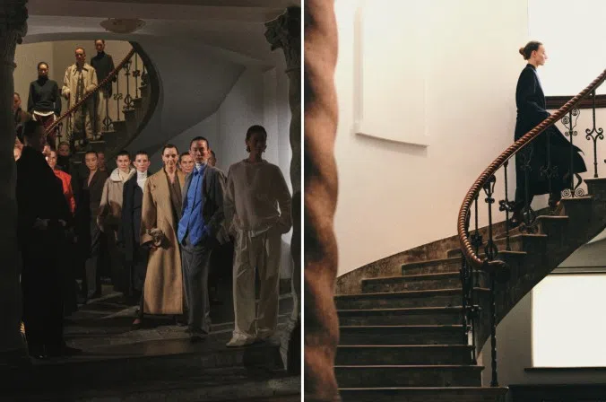 在上海老洋房内举办的时装秀。（互联网）