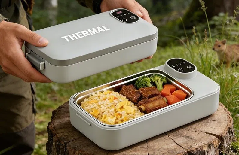 便当盒现在也能加热，今后不用吃冷便当了。（amazon.sg）