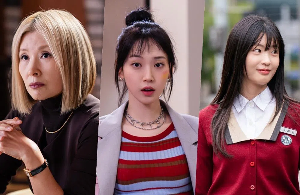 李美淑（左起）、韩智贤和吴艺珠在戏里扮演李圣经的外婆和两个妹妹。（取自MBC Drama脸书）