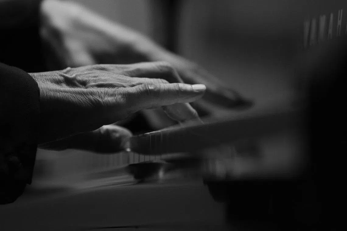 《坂本龙一：Opus》由坂本龙一的儿子Neo Sora执导，拍摄细节都是精心设计。（The Projector提供）