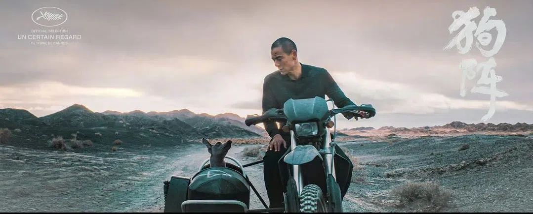 彭于晏和狗狗一同参与《狗阵》的演出。（取自彭于晏IG）