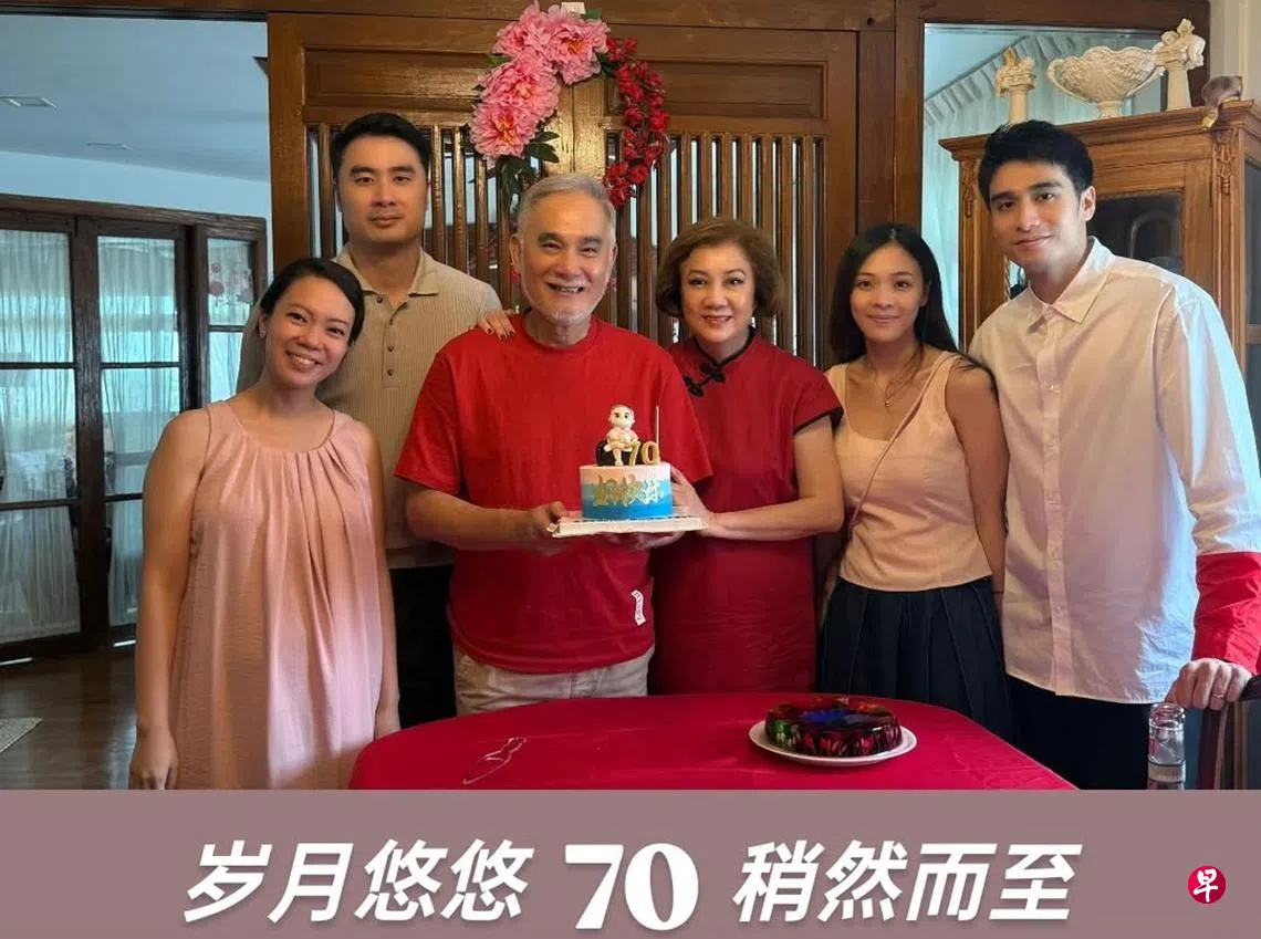 朱厚任办70岁大寿蛇年大收生日红包| 联合早报