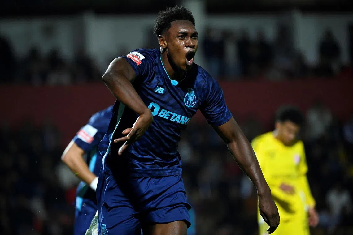 奥莫罗迪昂在波尔图表现出色，让他首次入选西班牙国家队。（法新社）