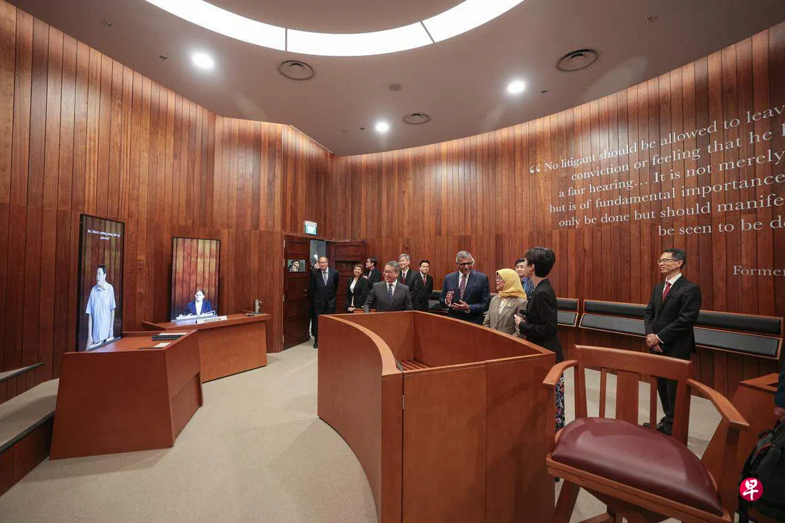 启用三年多国家法院新大厦正式开幕| 联合早报