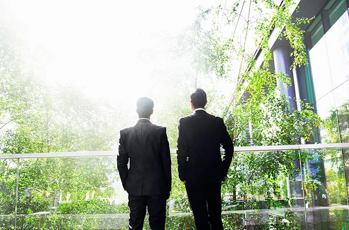 随着越来越多公司配合新加坡绿色发展蓝图2030而调整目标，大华银行希望帮助中小企业打造具有韧性、财务稳定、对社会和环境负责的企业。（图／GETTY IMAGES）