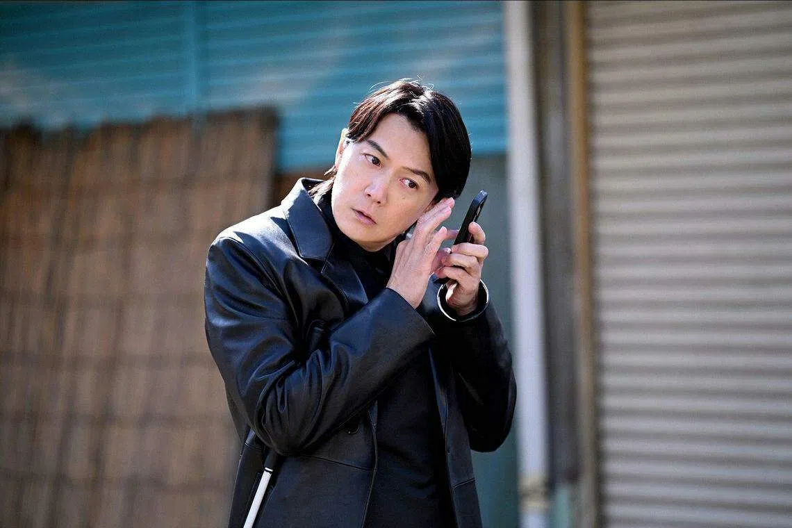 福山雅治的“盲探”设定是嗅觉、听觉、触觉、分析力、空间感凌驾常人，透过AI协助，因此无所不能。（互联网）