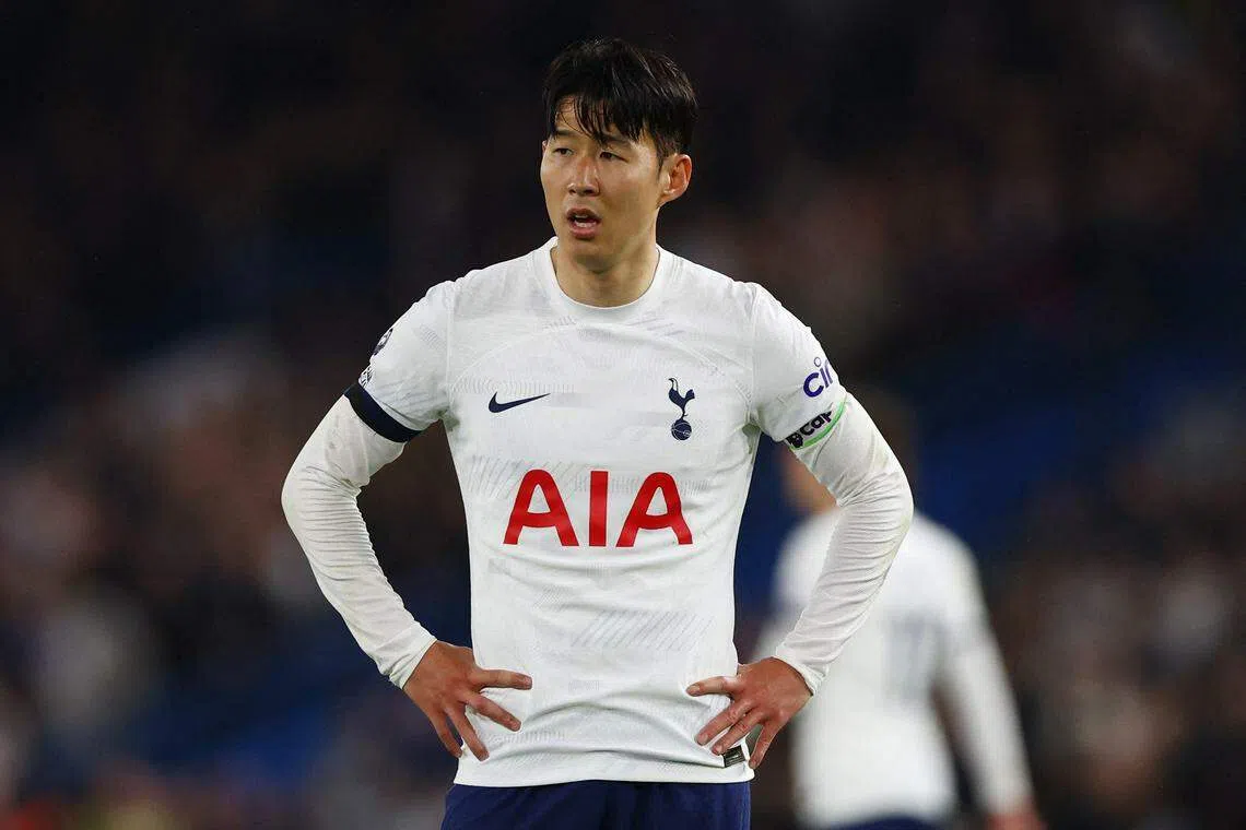 热刺2019年后在主场击败曼市的联赛中，队长孙兴慜都有份参与。（路透社）