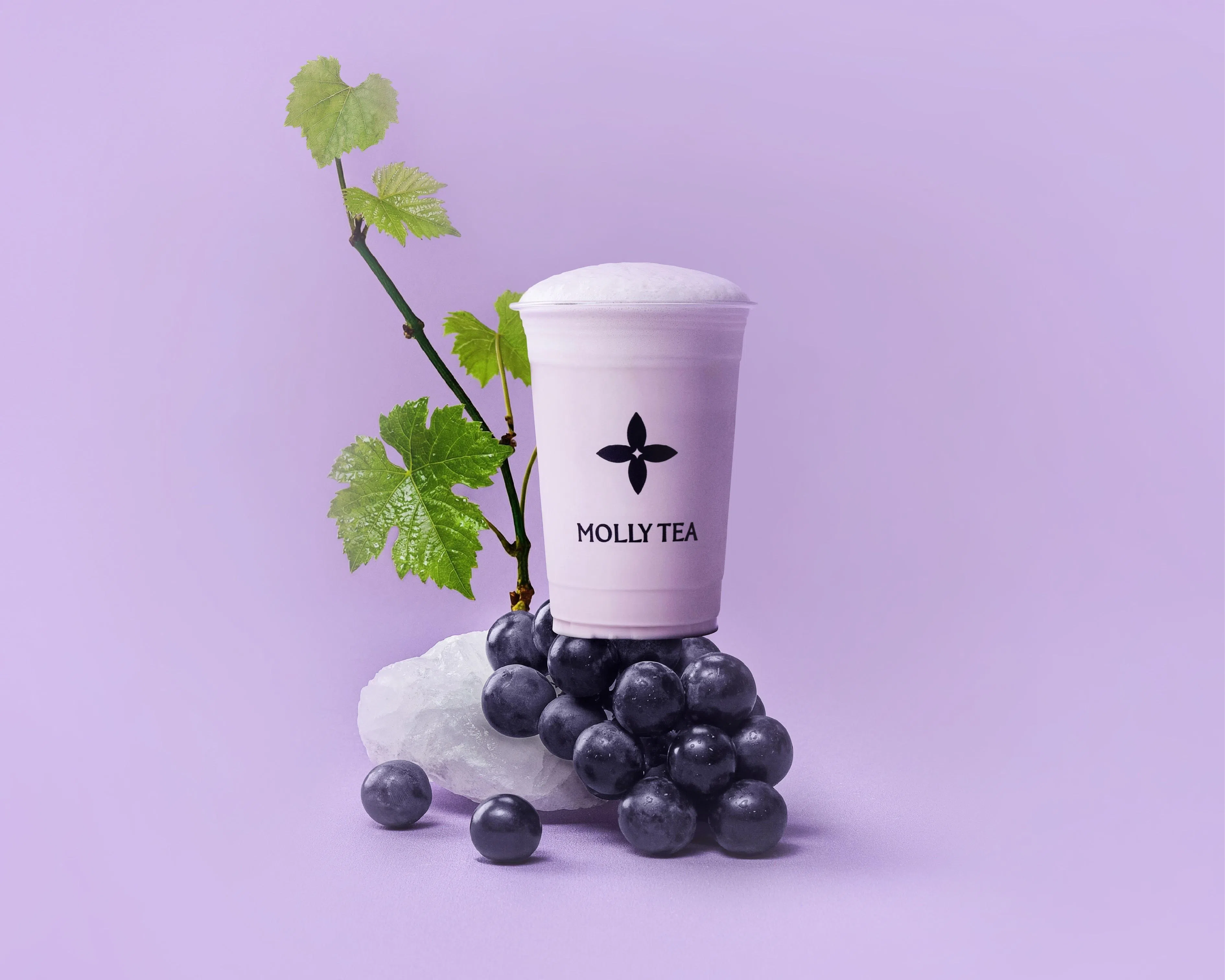 针王葡萄结合葡萄的果香和茉莉花茶的茶香。（品牌提供）