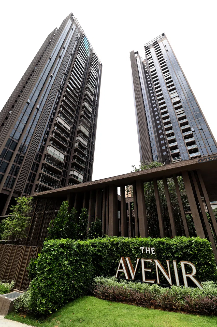 属于永久地契的私宅项目The Avenir，共有376个单位，在2020年开卖时起步尺价将近3000元。（邬福梁摄）