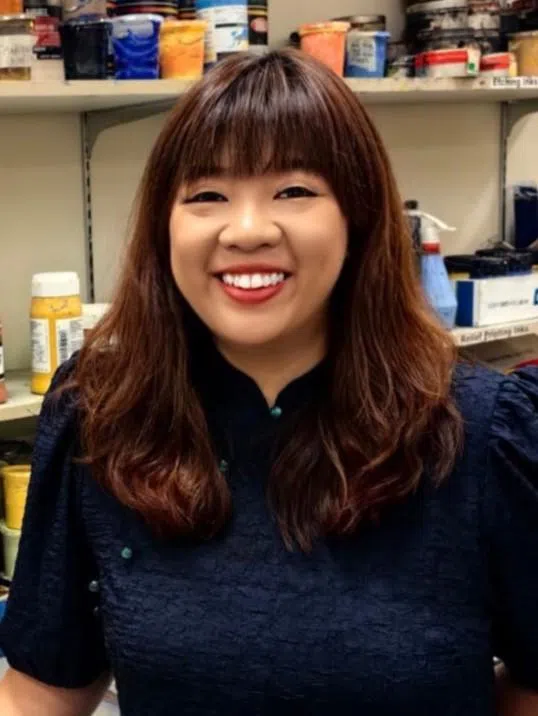 2024年度义安新晋艺术家奖得主张荔雯。（义安公司提供）