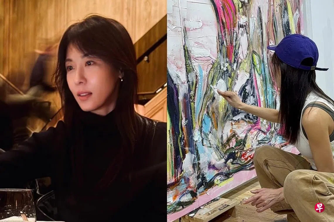 为探索自我而作画韩星河智苑以画家身份参展新加坡艺术周| 联合早报