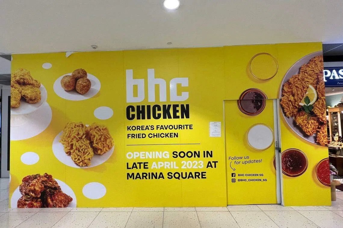 BHC Chicken本地首家分店落户滨海广场二楼。（餐馆提供）