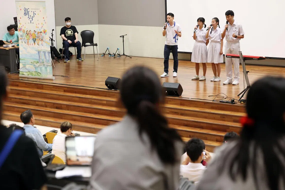 2023“新空下”歌唱组初赛于6月3日举行。（邝启聪摄）