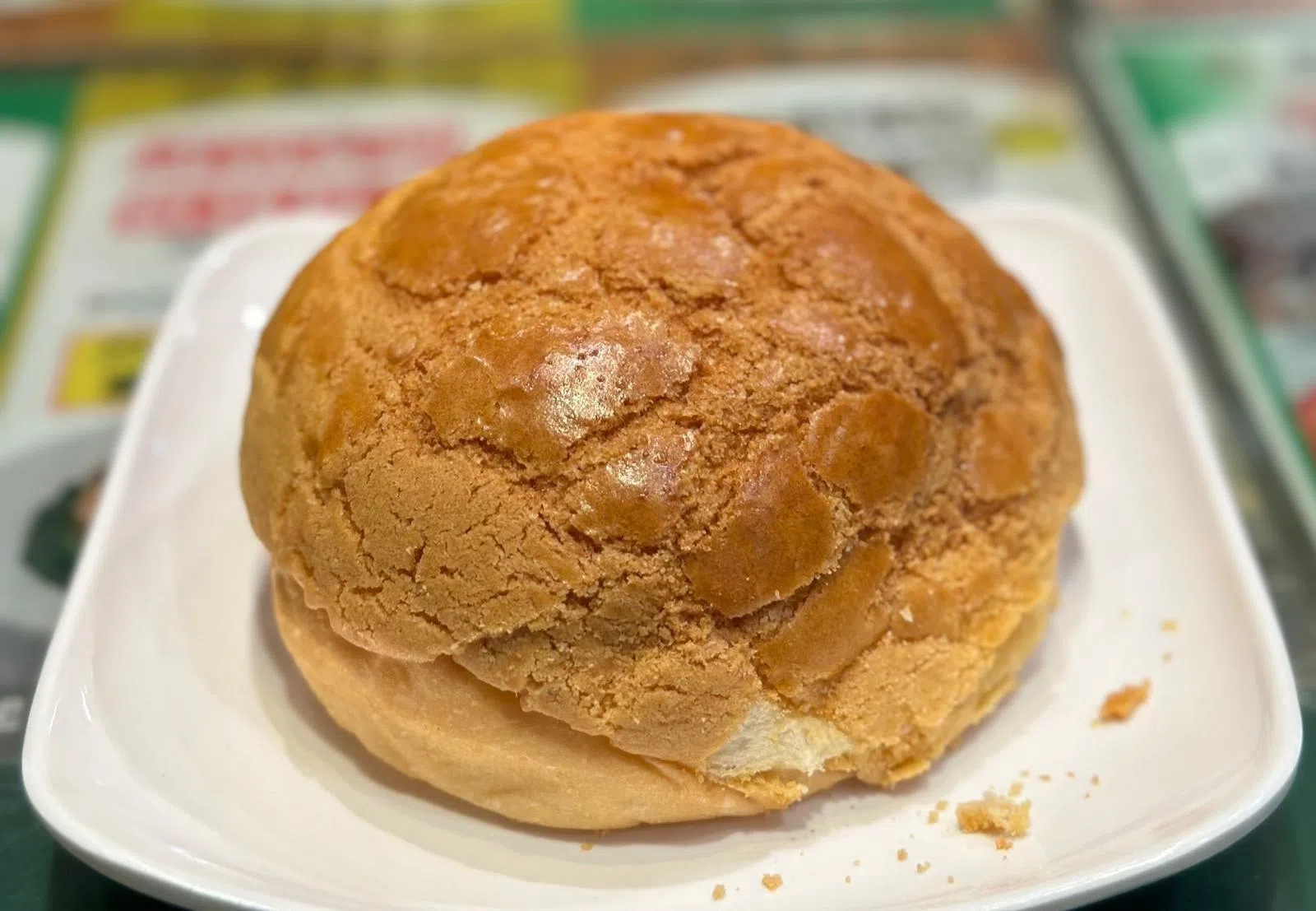 俞美恩习惯在早上吃面包如菠萝包。（受访者提供）