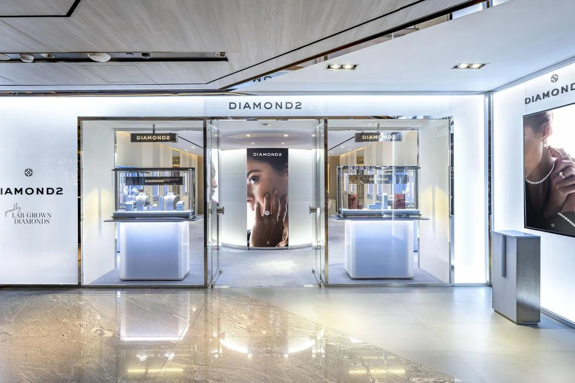 Diamond2新加坡旗舰店，低调却不失奢华。（Diamond2提供）