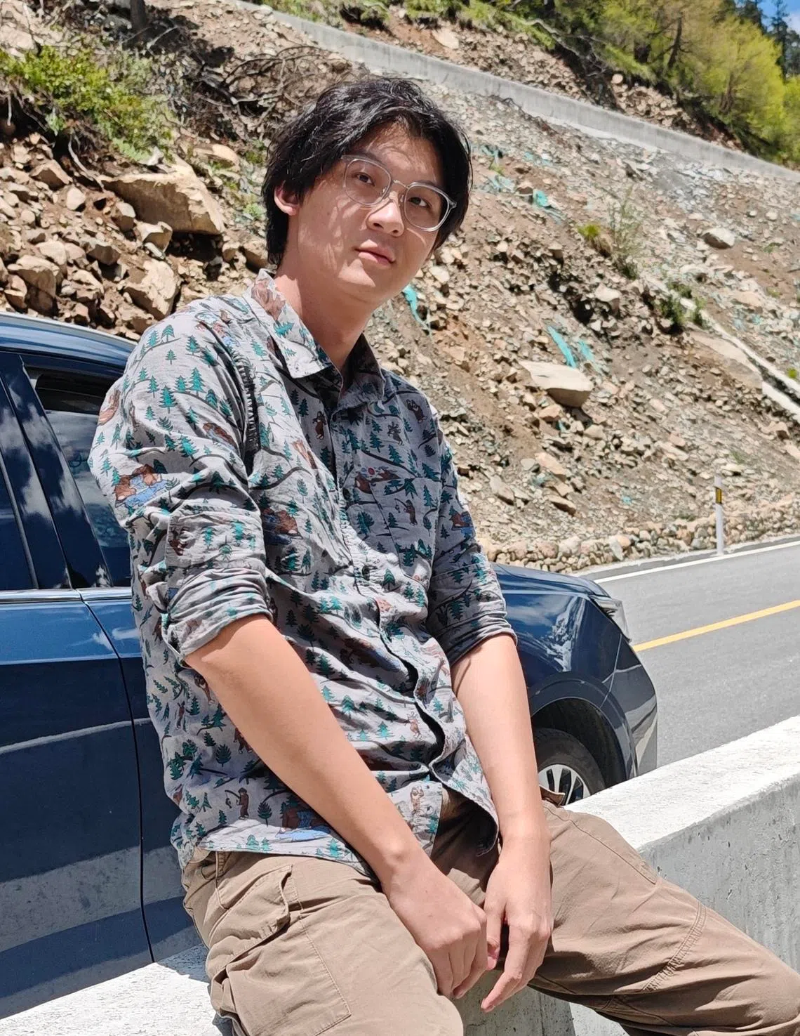 杨胤凡说，Z世代凝视现象可能源自青年成长环境造成的习得性无助。（受访者提供）