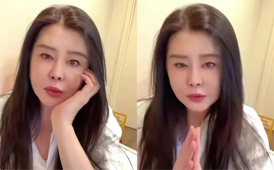 王祖贤拍摄拜年视频。（互联网）