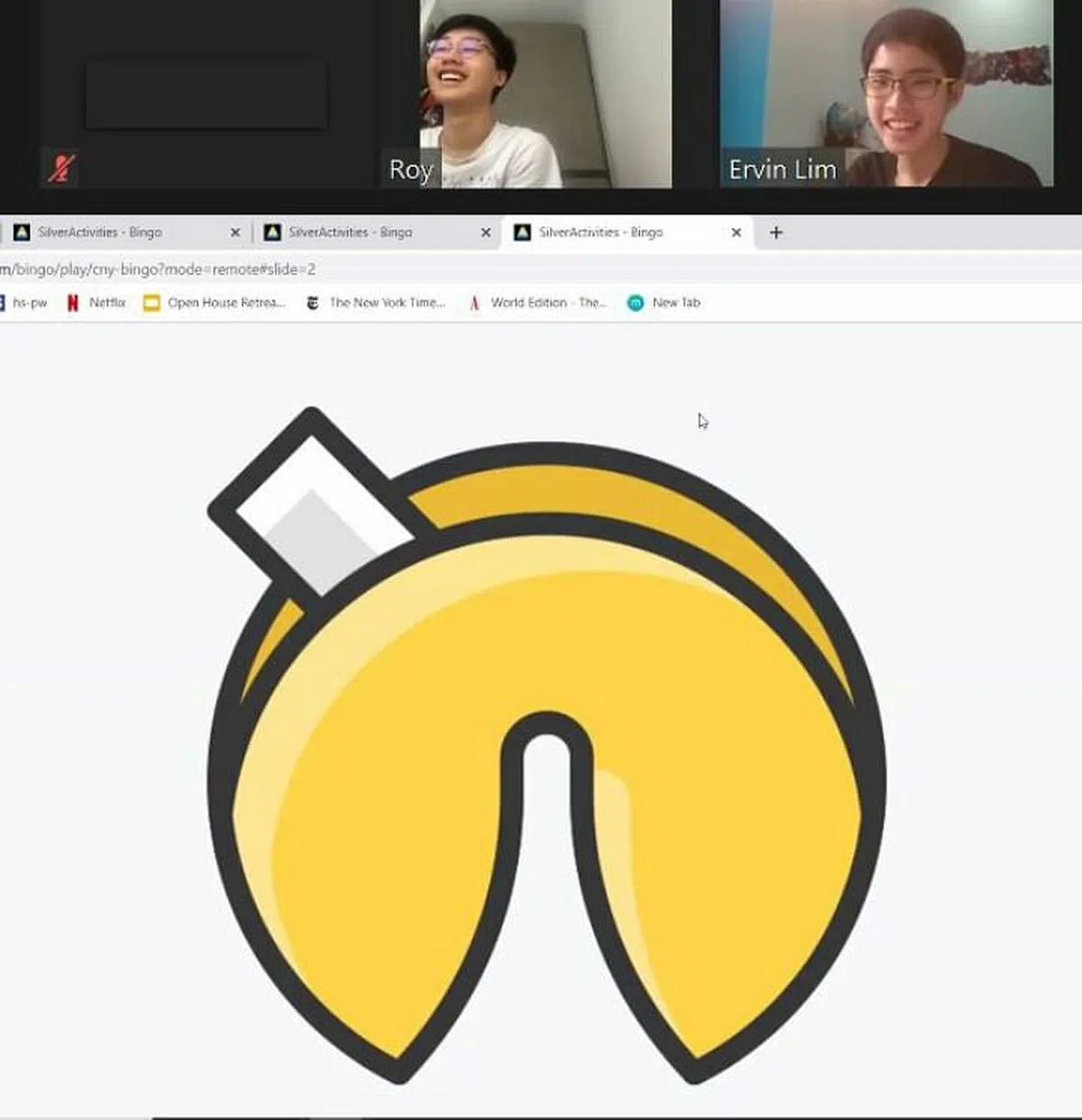 研究显示和失智症患者玩“宾果”这类脑力训练游戏有助改善症状。（受访者提供）