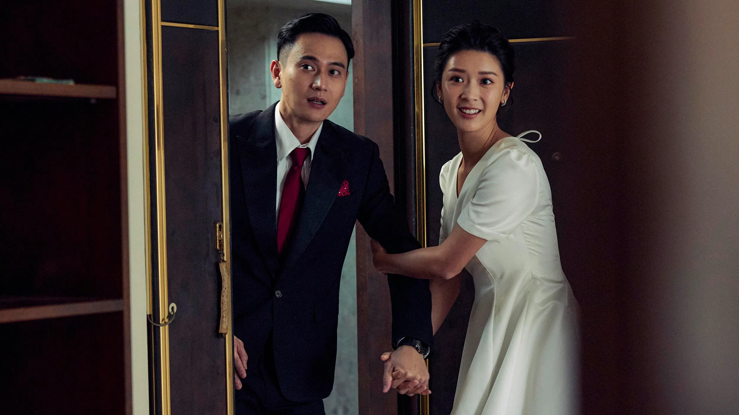 刘冠廷（左）和余香凝在《双喜》中精彩对戏。（MM2提供）