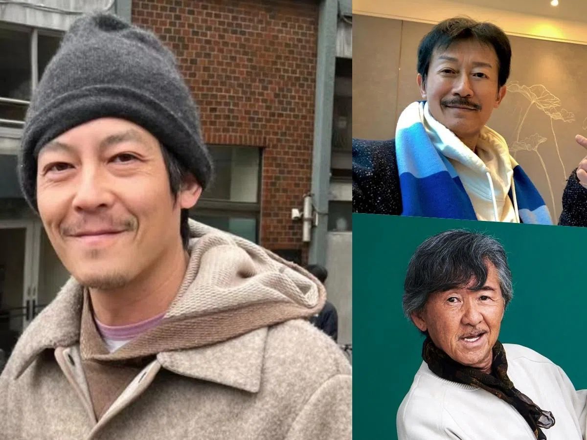 陈冠希（左图起顺时针）被指跟前辈陈勋奇及林子祥撞脸。（互联网、档案照）