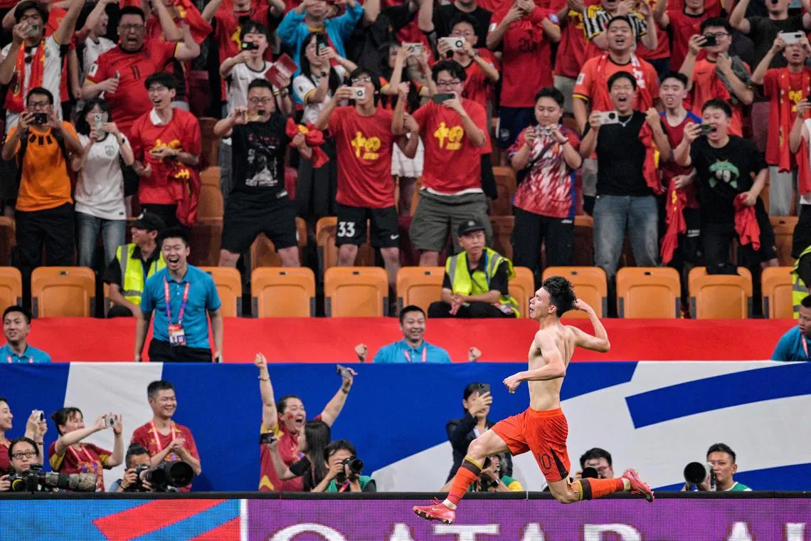 世界杯亚洲区外围赛中国绝杀巴林避免小组垫底| 联合早报