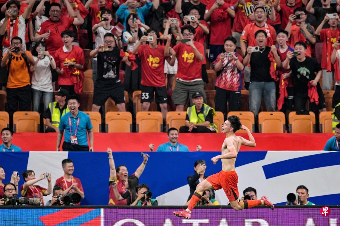 世界杯亚洲区外围赛中国绝杀巴林避免小组垫底| 联合早报