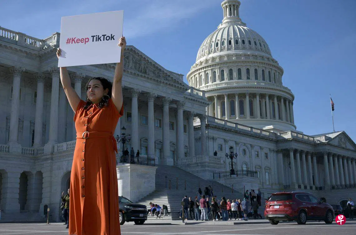 美众议院通过法案TikTok不剥离中企将被禁| 联合早报