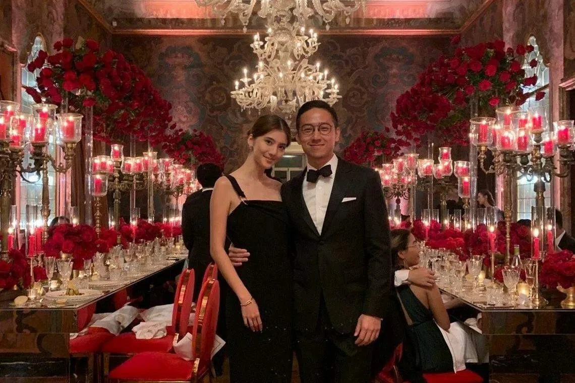 吴千语和施伯雄拍拖多年，终于开启人生新阶段。（互联网）