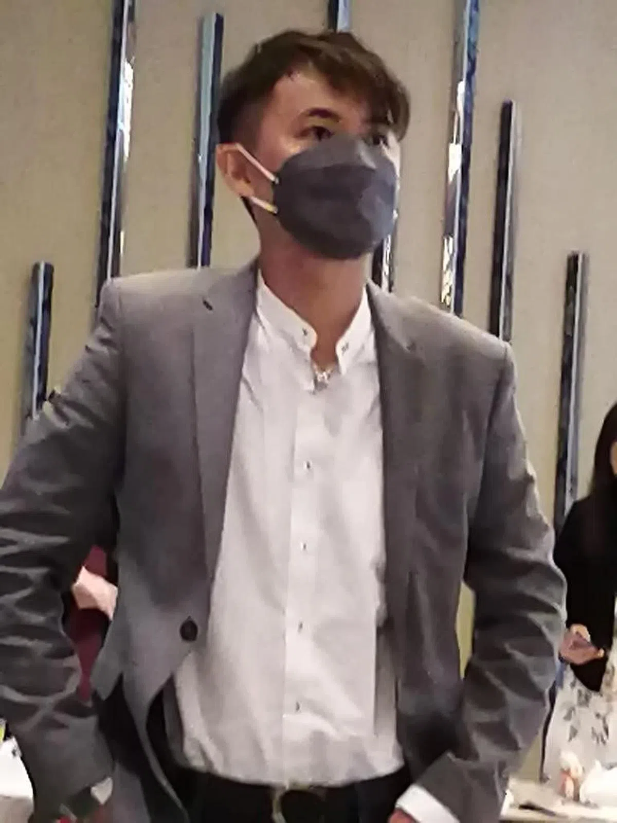 中介白炳成盼成功送王永新回家。 （受访者提供）