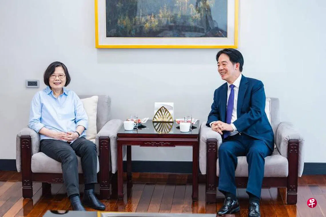 520后首度同框赖清德力挺蔡英文访问欧洲拼外交| 联合早报