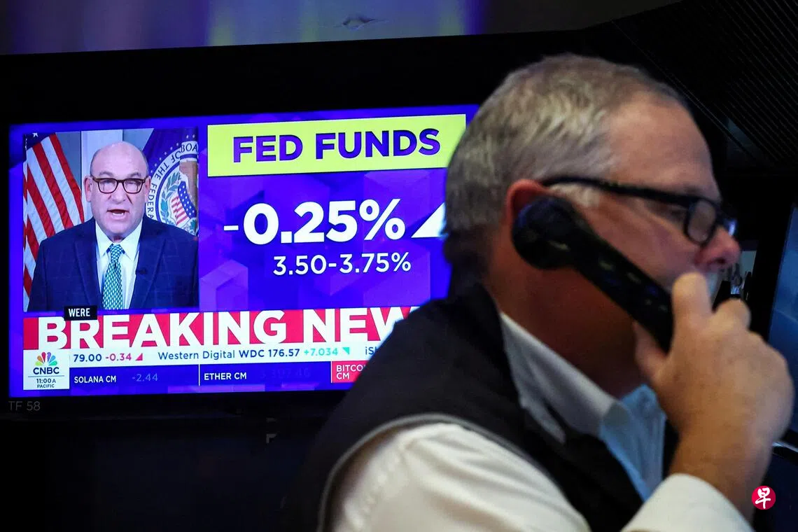 美联储降息AI泡沫隐忧却再浮现亚股高开低走回吐涨幅| 联合早报