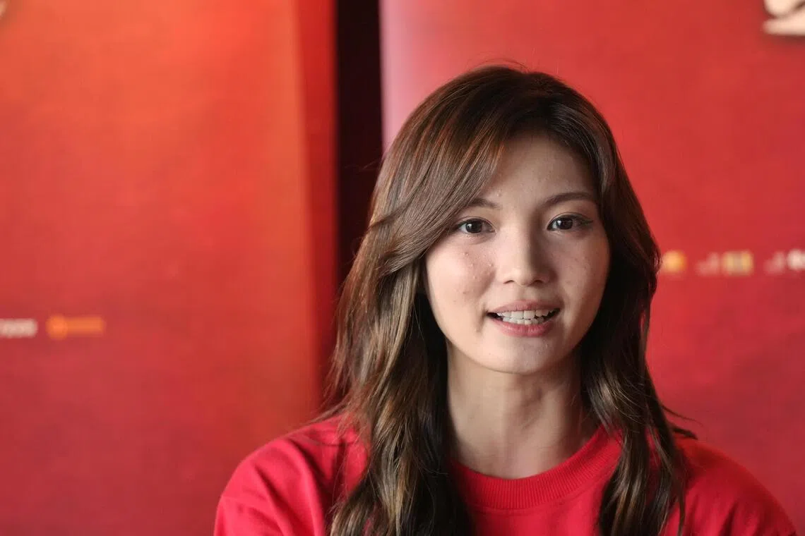 女主角黄楚琳大学毕业后加入低清团队，父母当时非常反对，但如今已改观。（谢智扬摄）