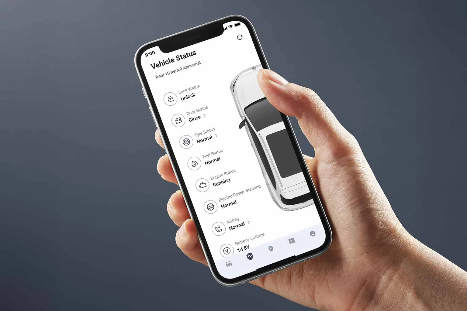 MG品牌专有的iSMART应用，让车主可远程操控车子的多种功能。（图/MG提供）