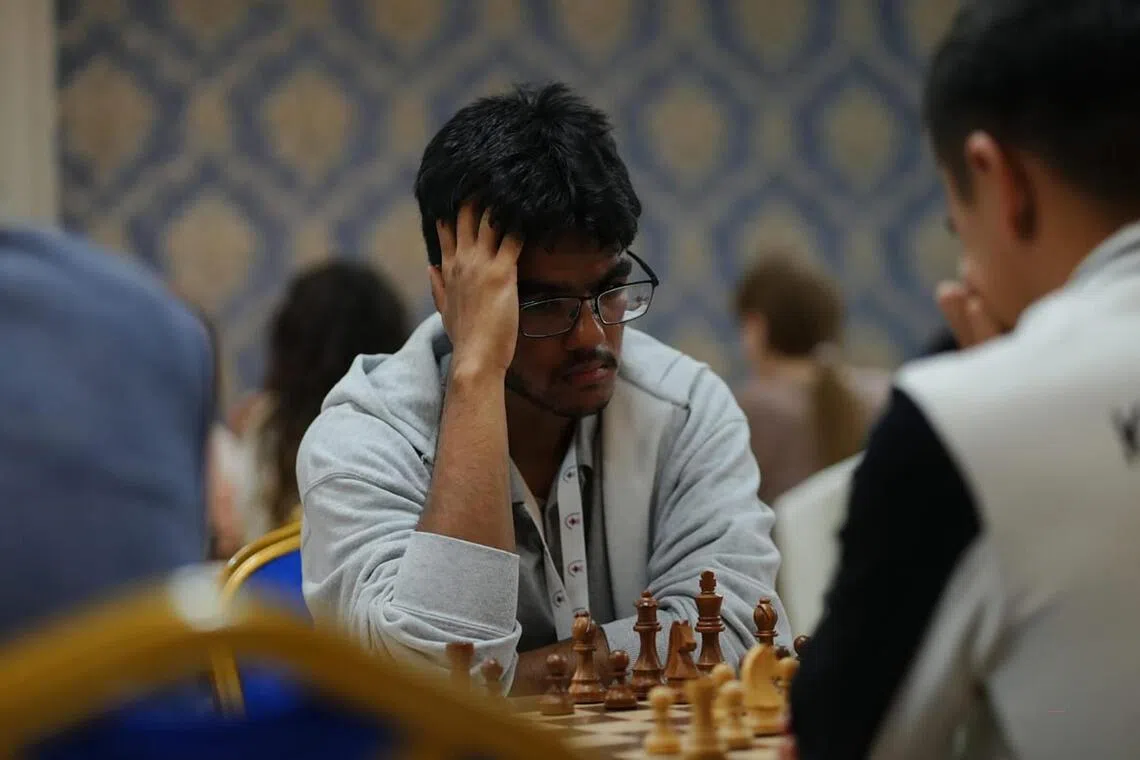 18岁的悉达多去年成为我国最年轻的国际象棋特级大师。（阿尔巴尼亚国际象棋总会提供）