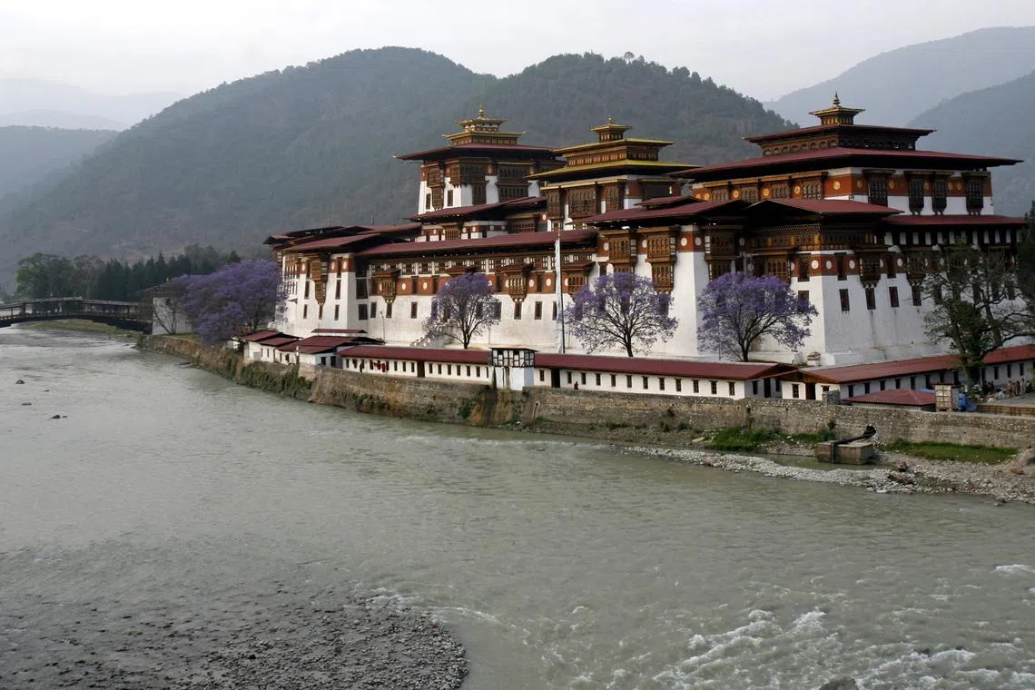 不丹普那卡宗堡。（路透社）