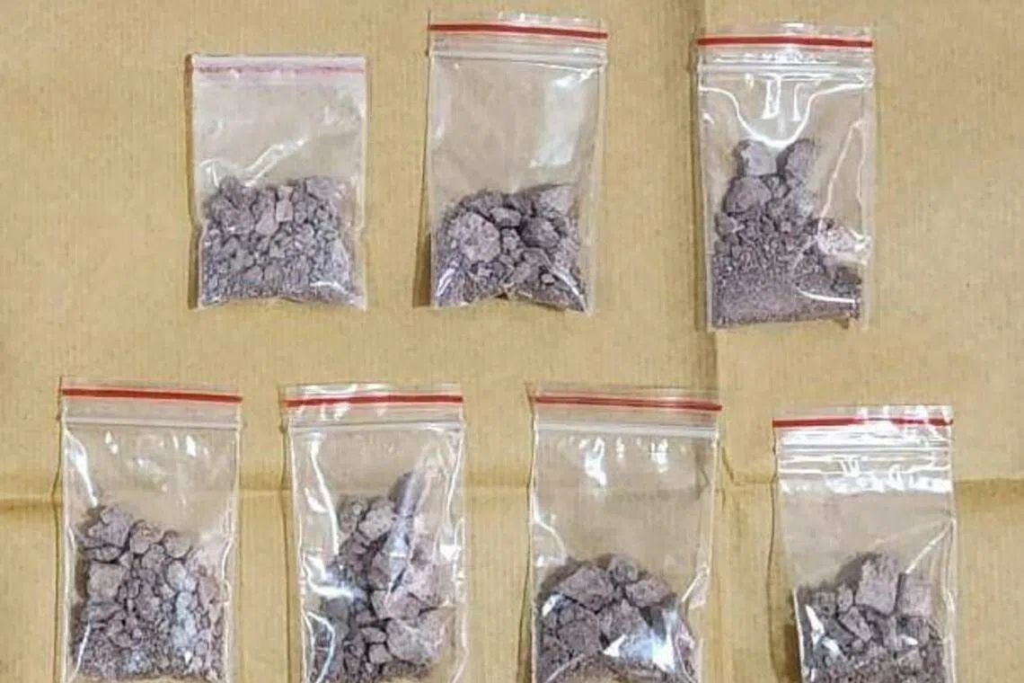 当局在扫毒行动中起获不少毒品。（中央肃毒局提供）