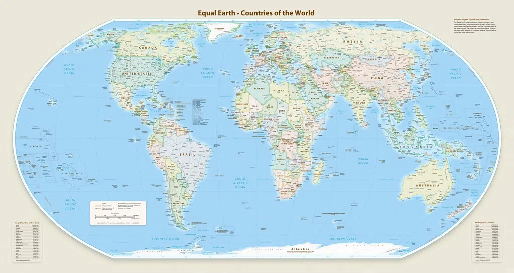 联合国支持展现非洲真实大小地图 美国唯一投反对票