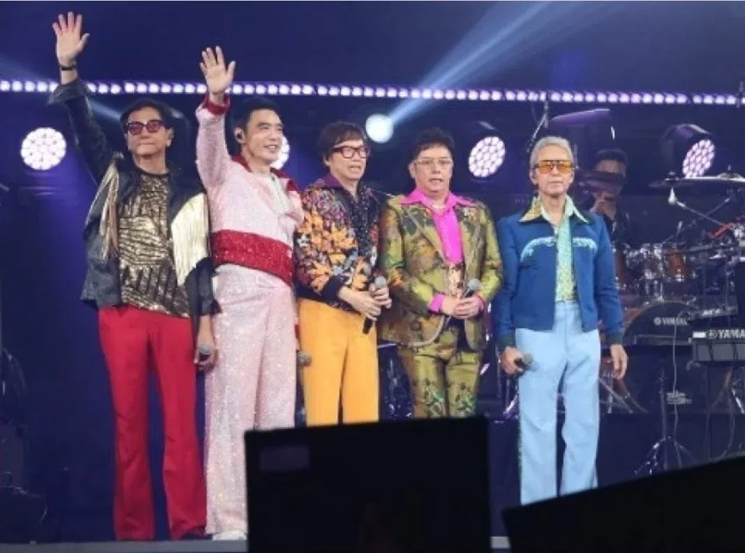 温拿乐队举办告别演唱会，一一和不同地方的歌迷道别。（互联网）