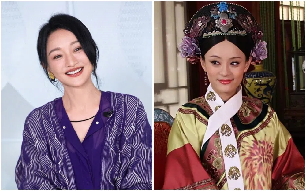 周迅（左图）曾为无缘演出甄嬛（右图）感到可惜。（互联网）