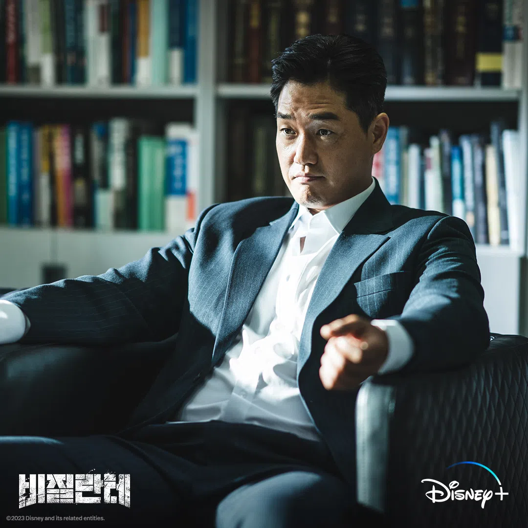 刘智泰说演出《非法正义》是命中注定。（取自Disney+ Korea IG）