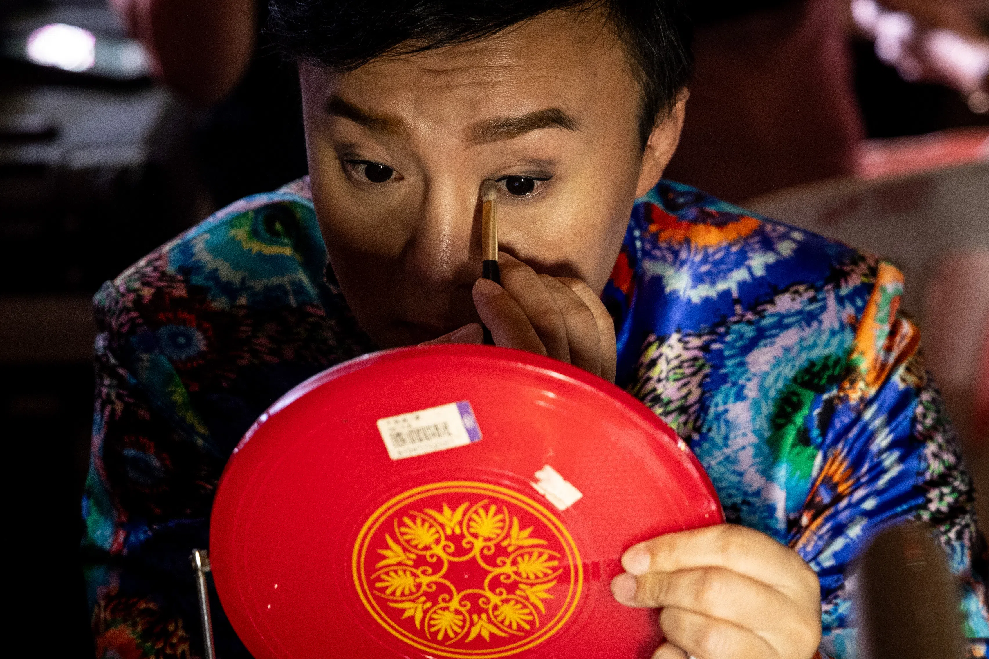 皓皓笑认有点自恋，有时照镜子会不禁觉得自己“蛮好看的”。（叶振忠摄）