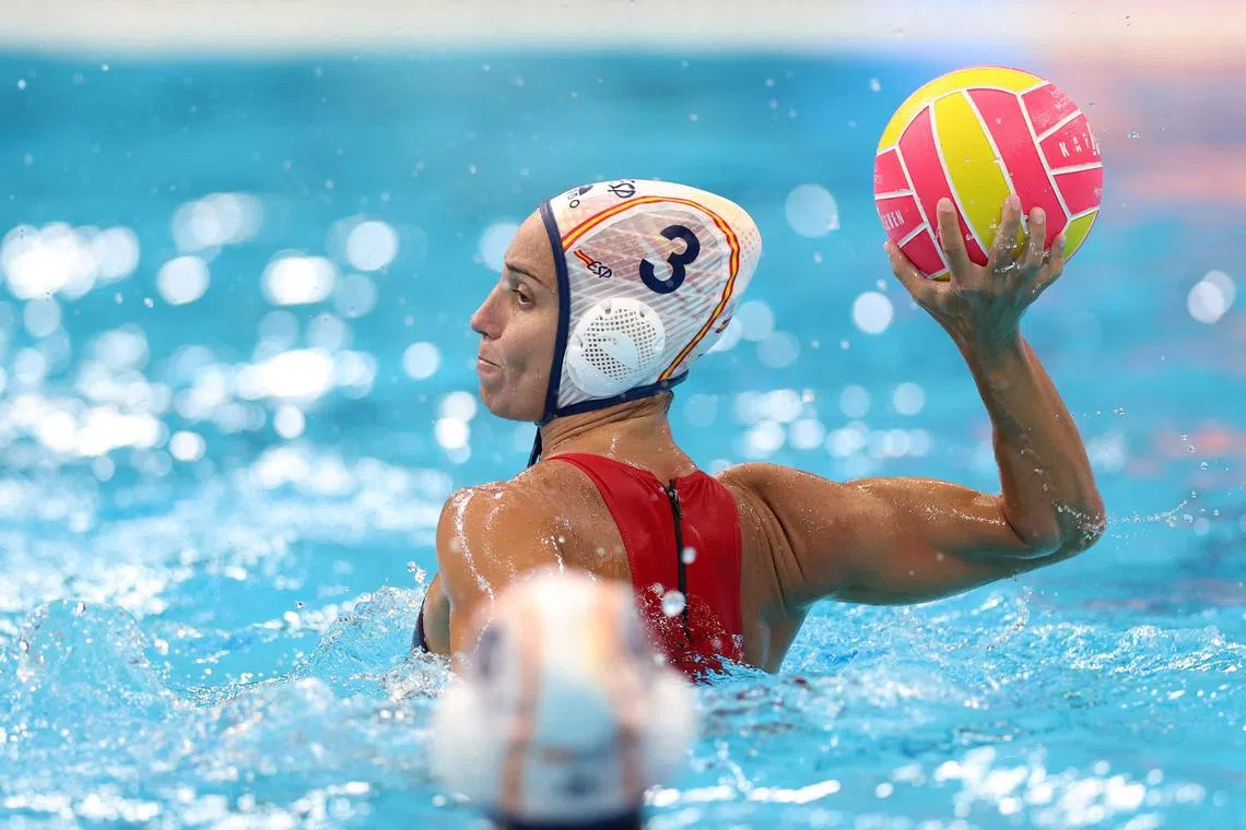 西班牙队长埃斯帕尔此役三投零中，未能率队取胜。（路透社）